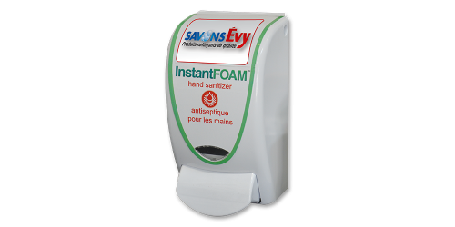 Antiseptic hand foam dispenser